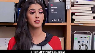 Shoplifting Latina Teen Fucked By Guard - Sophia Leone