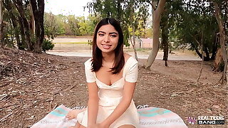 Real Teens - Cute 19 Savoir faire Old Latina Shoots Her First Porn